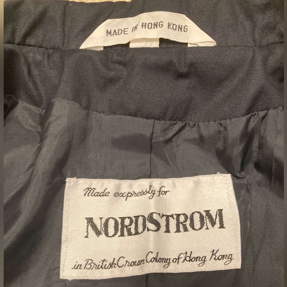 3/$20 Vintage Nordstrom Blazer Women’s 8 Tailored Career Office Classic Black - Picture 2 of 8